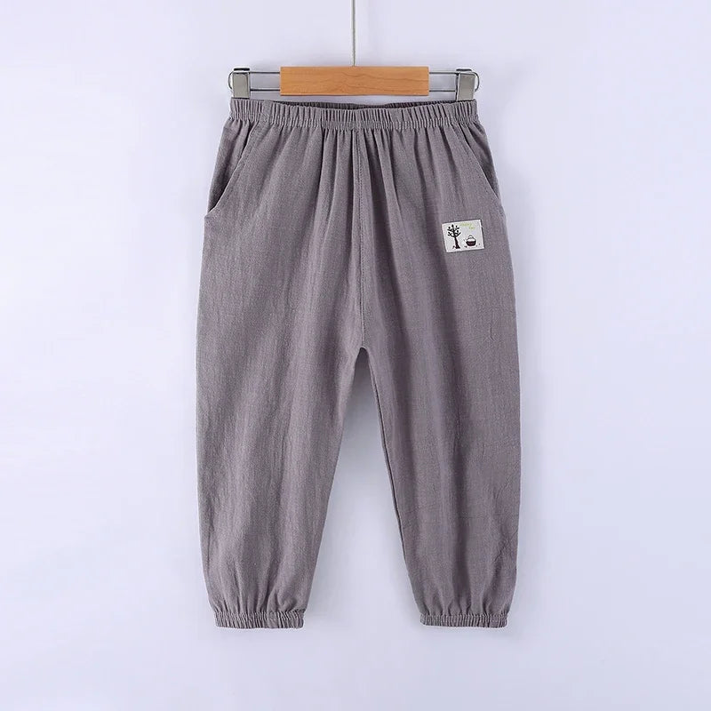 Children's Cotton Linen Trousers