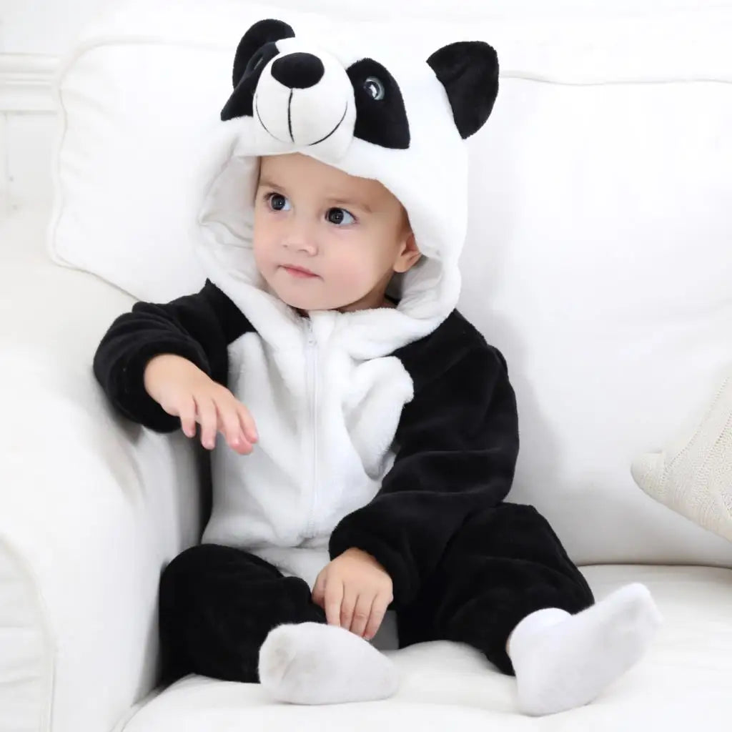 0 1 2 3 4 Years Kigurumi Pajamas for Toddler Baby Clothes Children Outfits Infant Dinosaur Unicorn Cat Monkey Cosplay Costumes