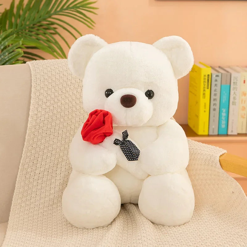 Valentine's Day roses teddy bear animal plush toys teddy bear dolls