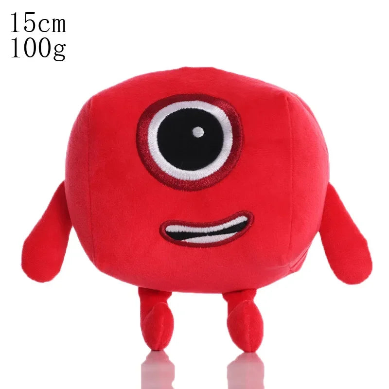 Anime Numberblocks Plush 14-18cm Doll Toys Educational Stuffed Movie Anime Kids Early Childhood Birthday Christmas Gift Hot