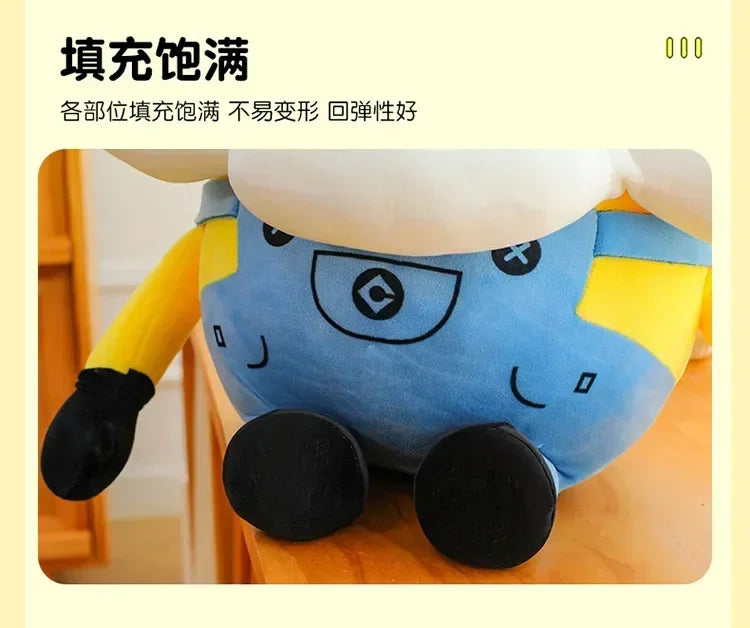 Movie Minions Plush Bob+Tim Series Bob Holding Tim Bear Doll High Quality Cute Animal Toys Christmas Gifts