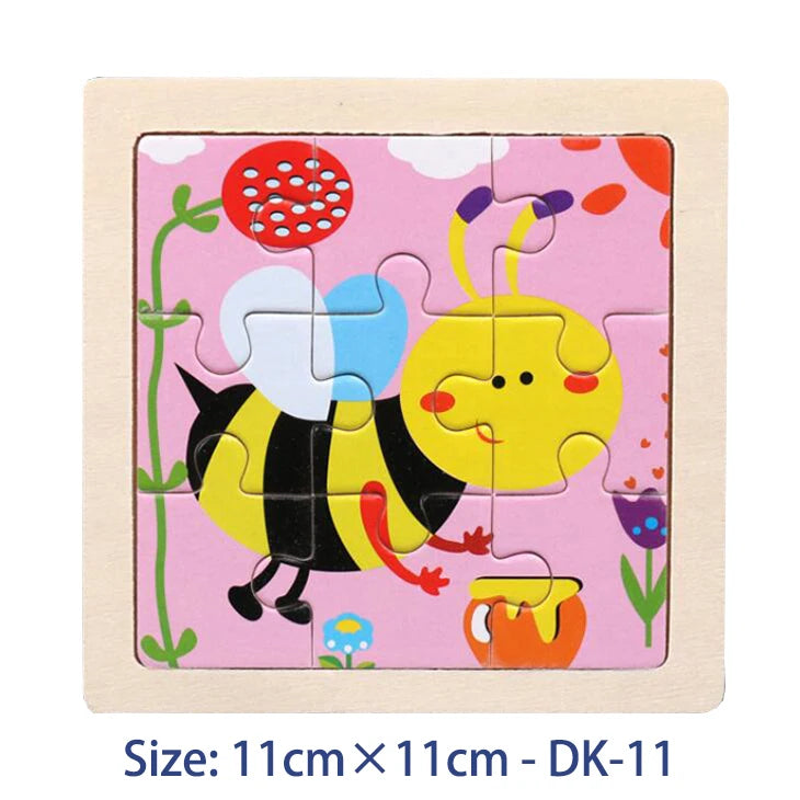 Montessori Educational Wooden Jigsaw Puzzles