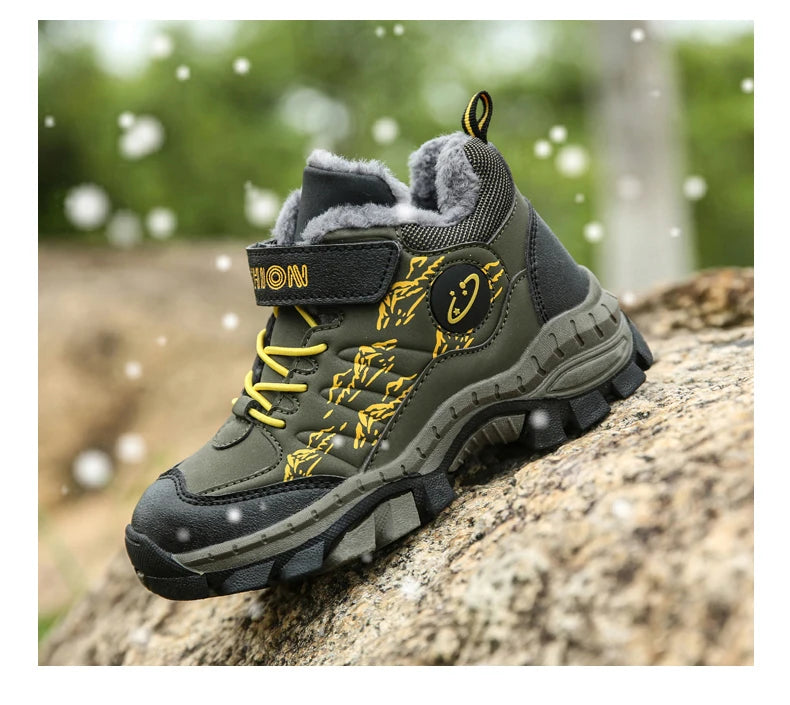 Children's Winter Hiking Cotton Shoes