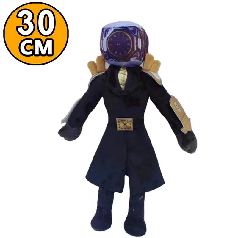 Skibidi Toilet Plush Toy Titans Drill Man Cameraman Tv Man Woman Speakerman Clock Speaker Man Plush Doll Soft Toy Stuffed Animal