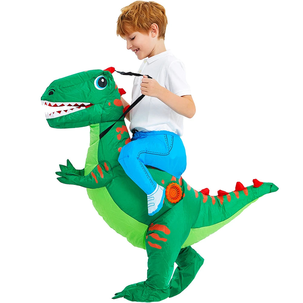 Child Kids Mascot Dinosaur Inflatable Costumes Unicorn Rooster Anime Dress Suits Purim Halloween Christmas Party Cosplay Costume