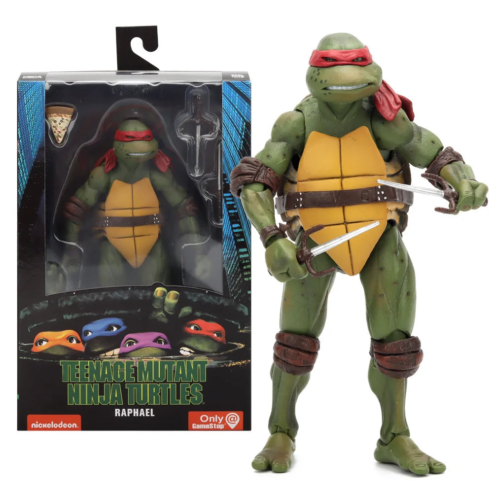 Teenage Mutant Ninja Turtles TMNT Leonardo Raphael Donatello Action Figure Model Turtle Ninja Movie Anime KidsToy Doll Gift