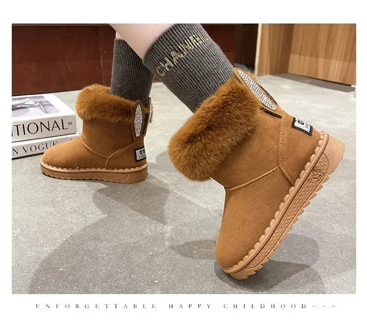 Soft Warm Cotton Snow Boots