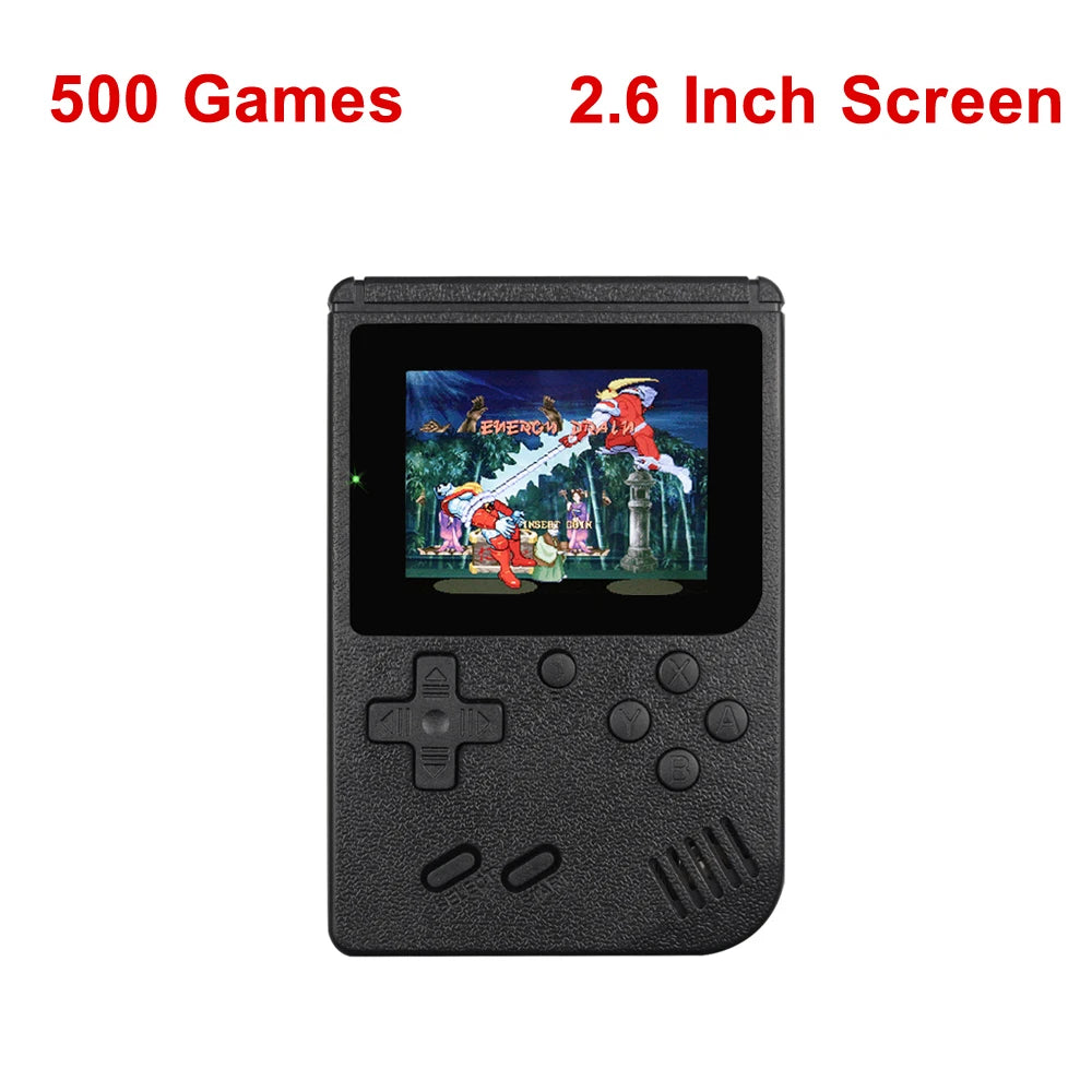 Retro Portable Mini Handheld Video Game Console With Built-in 500 games