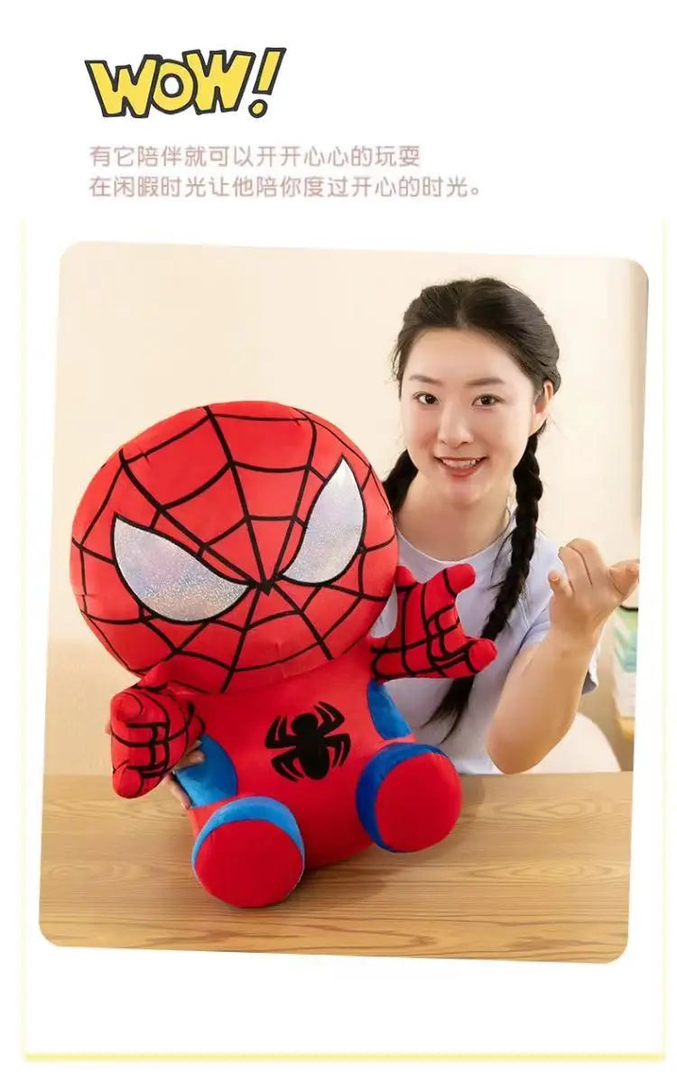Marvel Movie The Avengers Anime Cartoon Figure Spider Man Fills Plush Toys 25CM Stuffed Dolls Child Christmas Gifts