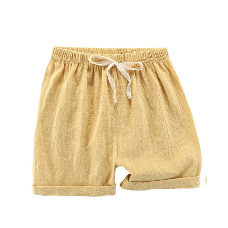 Girl's Linen Cotton Shorts