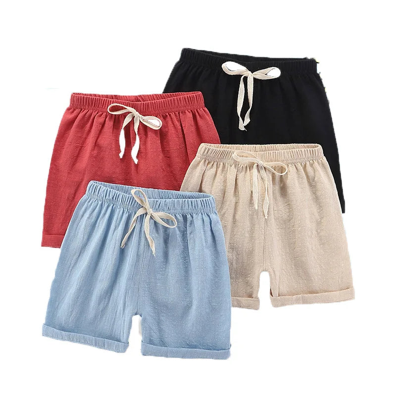 Girl's Linen Cotton Shorts