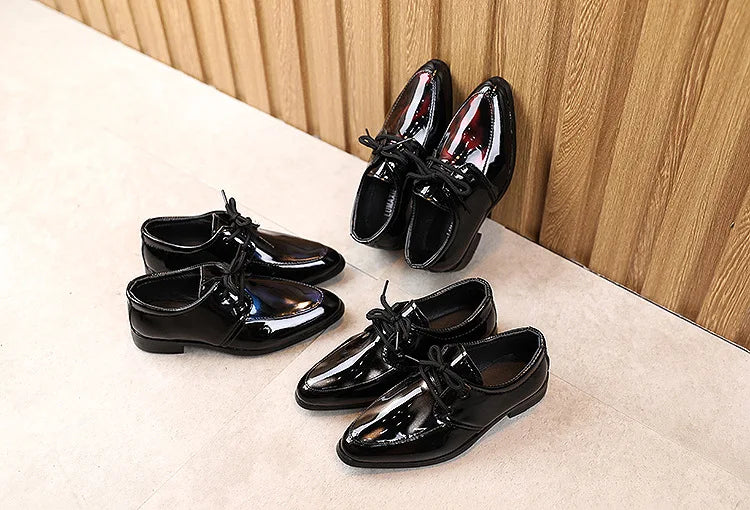 Pointed Toe Leather Shoes