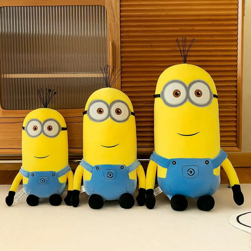 Minions Movie Periphery Yellow Plush Bob Plush Stuart Stuffed Toys Soft Dolls Pillow Decoration Children Birthday Gift