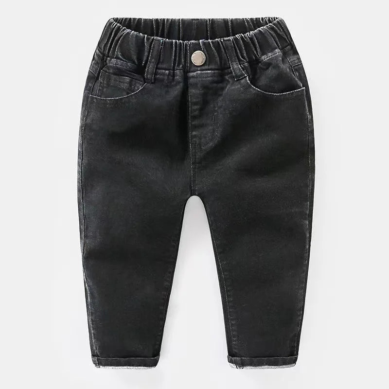 Boy's Fashionable Elastic Loose Jeans