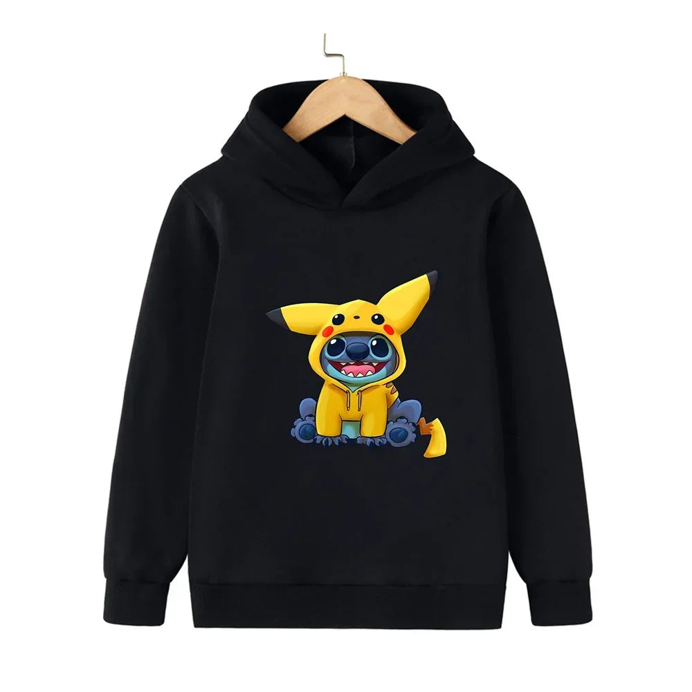 Lilo And Stitch Cartoon Hoodie For Children