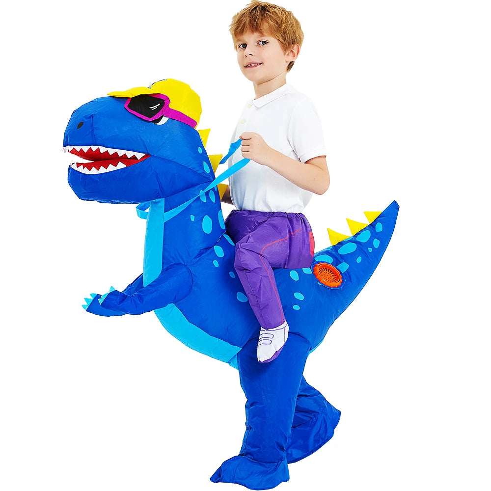 Child Kids Mascot Dinosaur Inflatable Costumes Unicorn Rooster Anime Dress Suits Purim Halloween Christmas Party Cosplay Costume