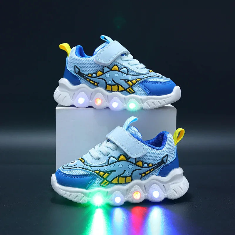 Children LED Cartoon Sneakers