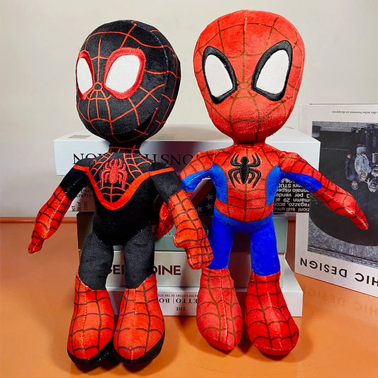 Marvel Movie The Avengers Anime Cartoon Figure 30cm Spider Man Fills Plush Toys Kawaii Cute Stuffed Dolls Child Christmas Gifts
