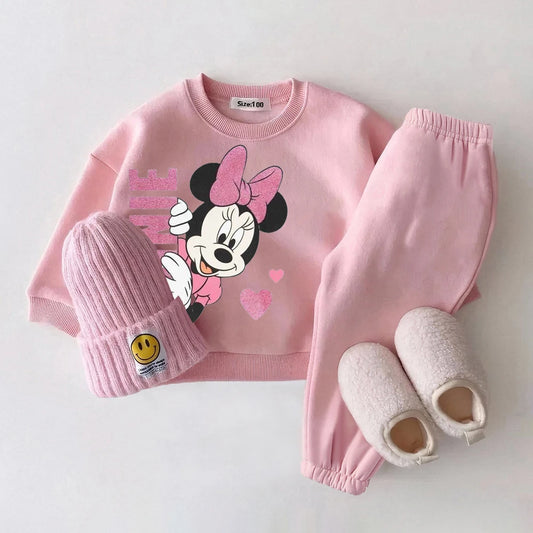 Baby Girl Mickey Mouse Winter Fleece