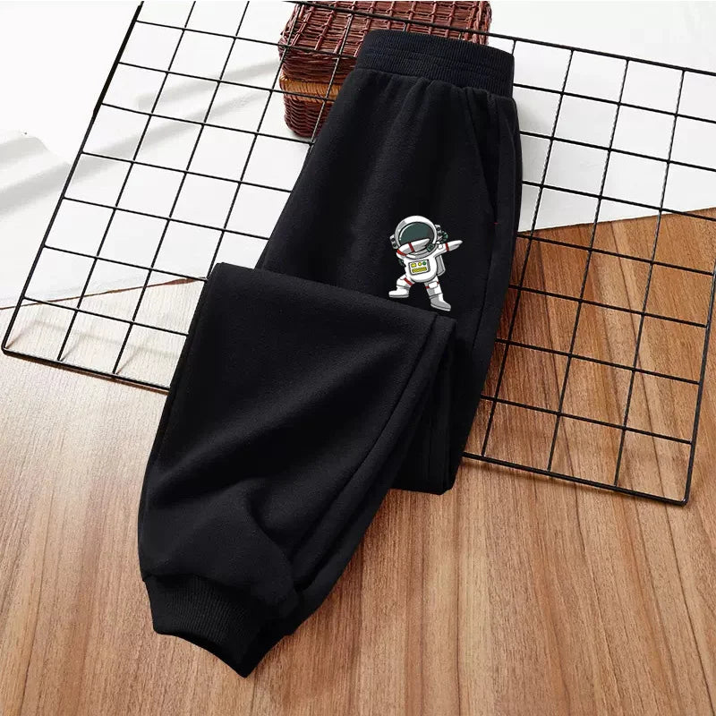 Children's Astronaut Cartoon Sweatpants