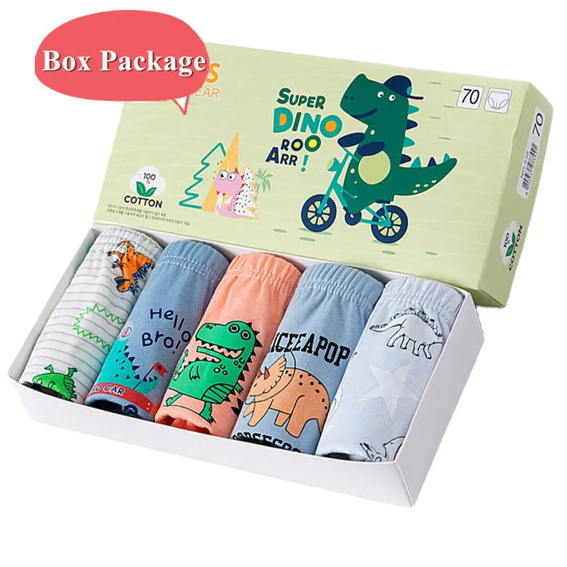 Exquisite Box Package Boy's Soft Breathable Underwear