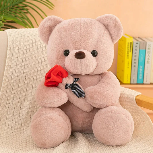 Valentine's Day roses teddy bear animal plush toys teddy bear dolls