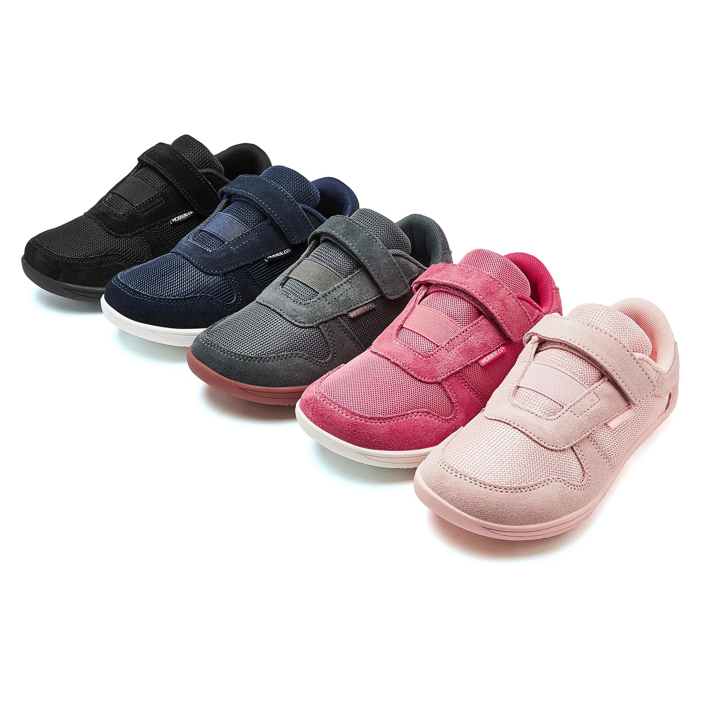 Artificial Leather Mesh Lightweight Velcro Kids Shoes