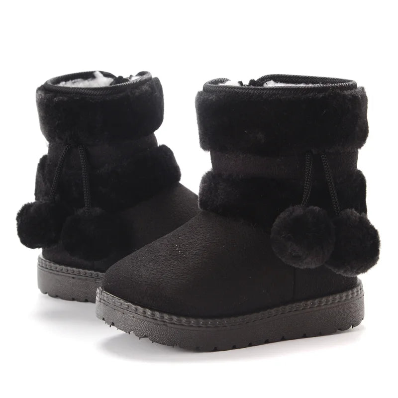 Girl's Comfortable Thick Warm Snow Boots