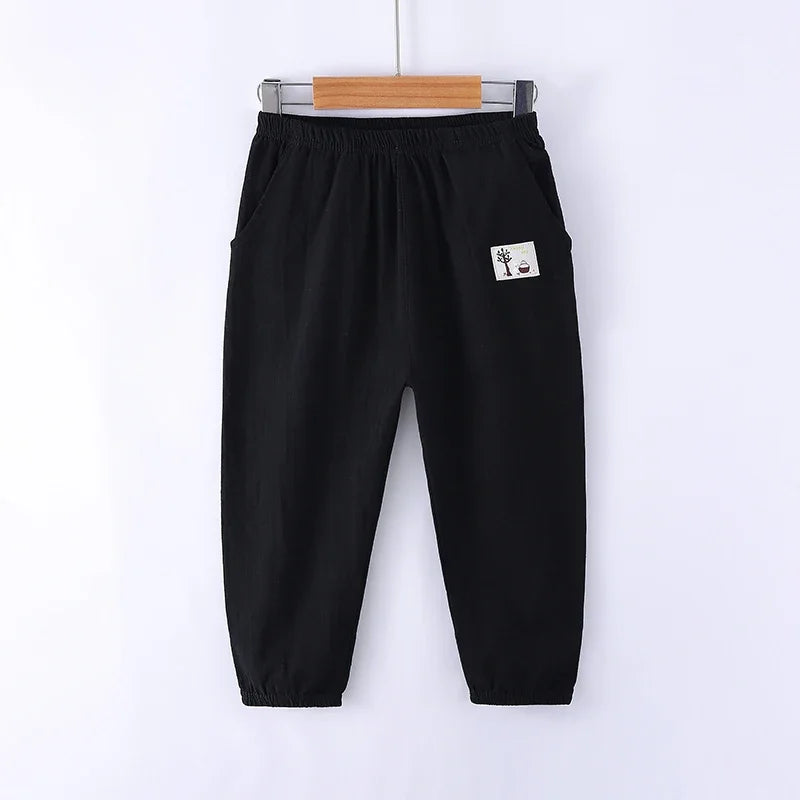 Children's Cotton Linen Trousers