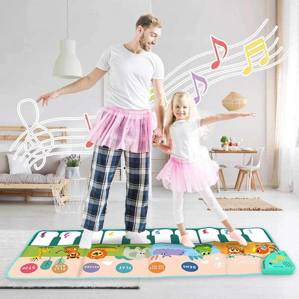 Floor Keyboard Dance Musical Piano Mat for Kids