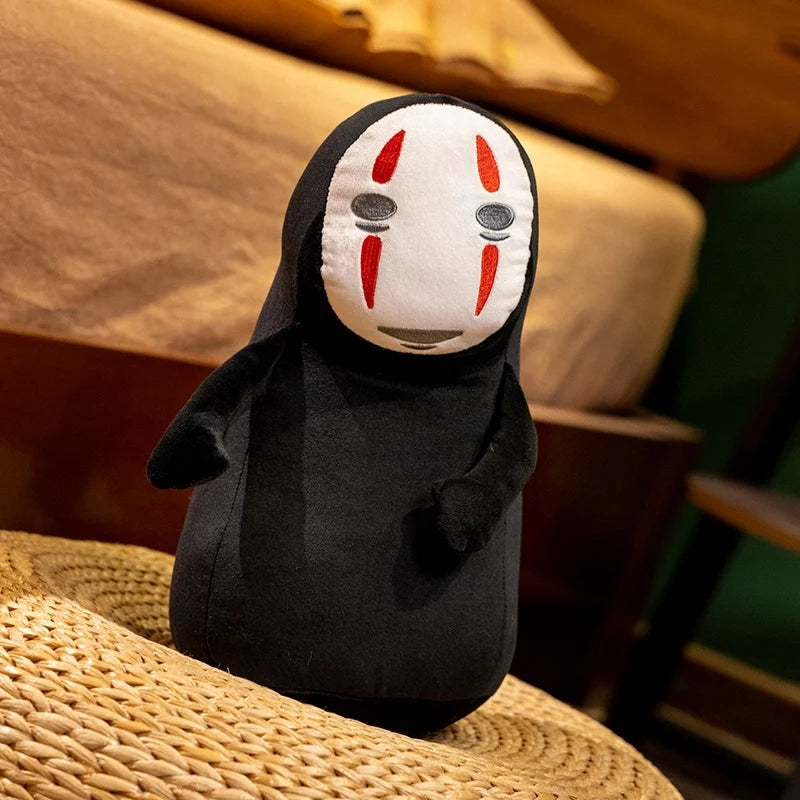 Japanese Anime Movie No Face Man Figure Doll Stuffed Plush Intresting Toy Home Decro Birthday Gifts