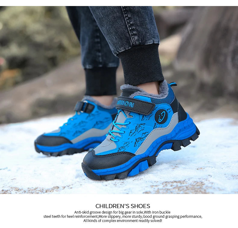 Children's Winter Hiking Cotton Shoes