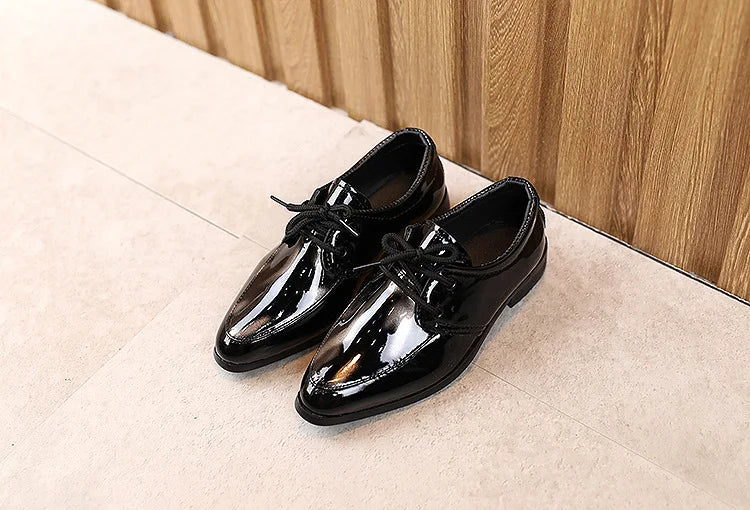 Pointed Toe Leather Shoes