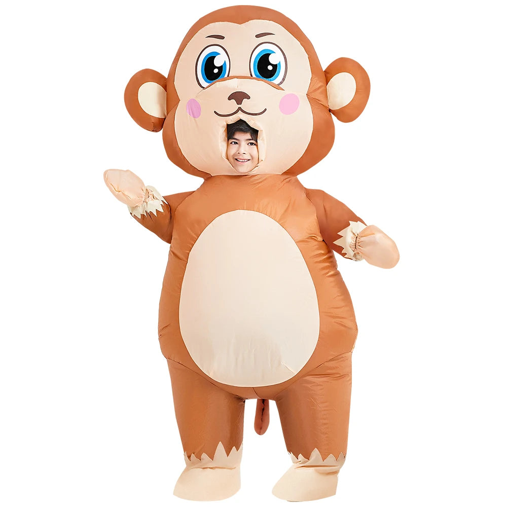 Child Kids Mascot Dinosaur Inflatable Costumes Unicorn Rooster Anime Dress Suits Purim Halloween Christmas Party Cosplay Costume