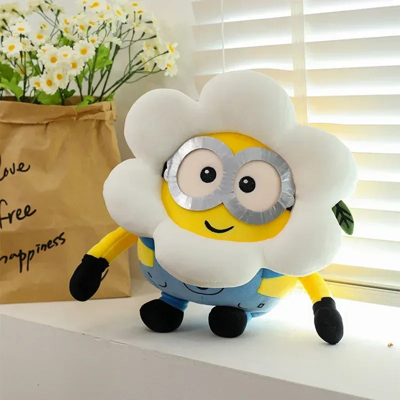 Movie Minions Plush Bob+Tim Series Bob Holding Tim Bear Doll High Quality Cute Animal Toys Christmas Gifts