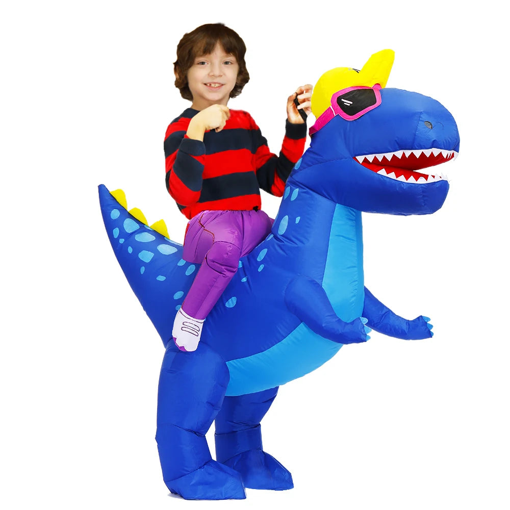 Child Kids Mascot Dinosaur Inflatable Costumes Unicorn Rooster Anime Dress Suits Purim Halloween Christmas Party Cosplay Costume