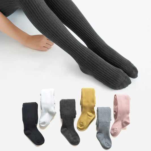 Girl's Cotton Knitted Soft Tights Leggings