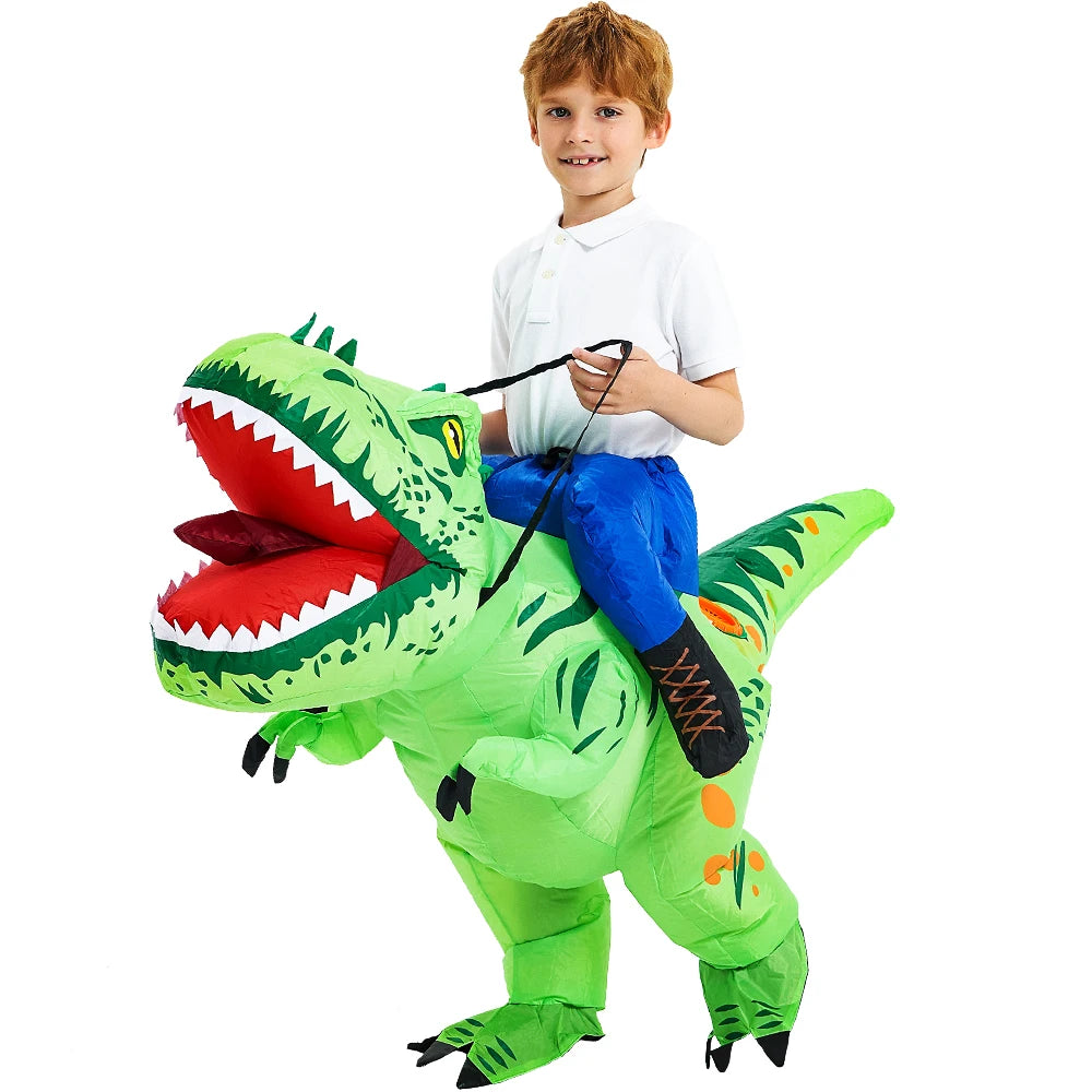 Child Kids Mascot Dinosaur Inflatable Costumes Unicorn Rooster Anime Dress Suits Purim Halloween Christmas Party Cosplay Costume
