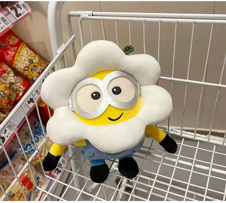 Movie Minions Plush Bob+Tim Series Bob Holding Tim Bear Doll High Quality Cute Animal Toys Christmas Gifts