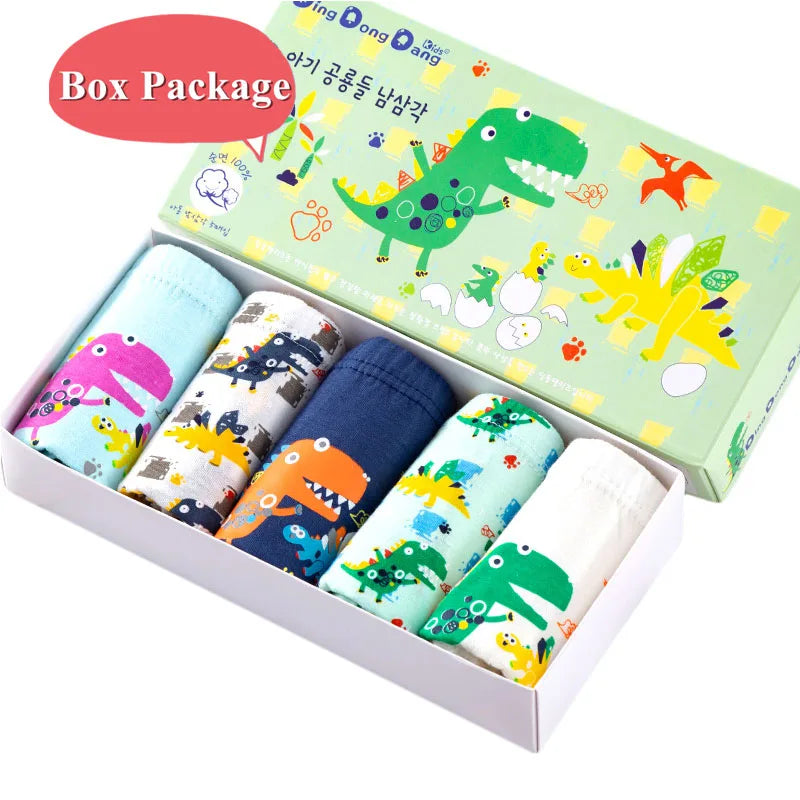 Exquisite Box Package Boy's Soft Breathable Underwear