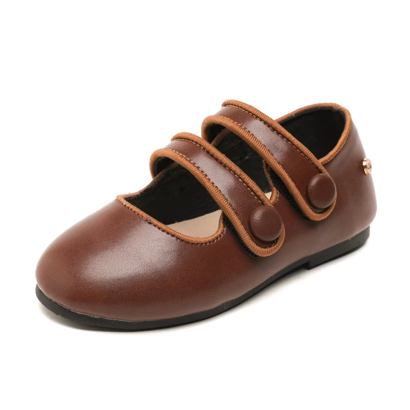 Girls Leather Dress Shoes