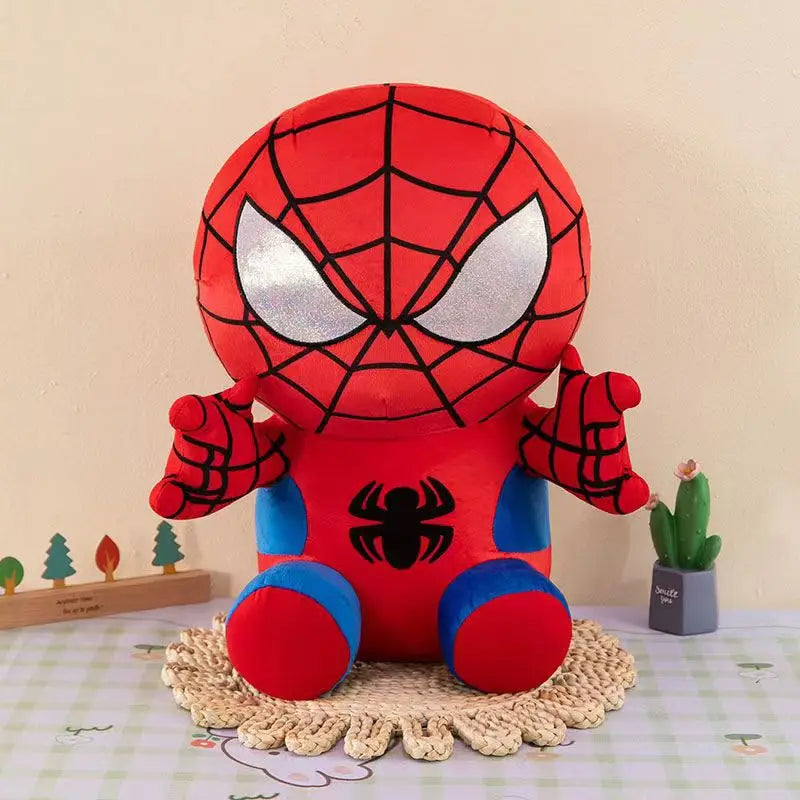 Marvel Movie The Avengers Anime Cartoon Figure Spider Man Fills Plush Toys 25CM Stuffed Dolls Child Christmas Gifts