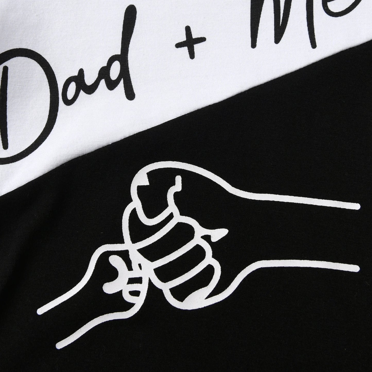 Dad + Me Printed Toddler's T-shirt with Short Outfits