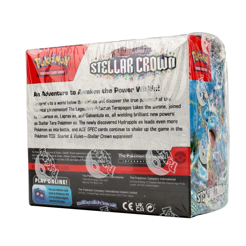 Pokémon TCG: Scarlet & Violet Stellar Crown Booster Box Pokemon Trade Cards