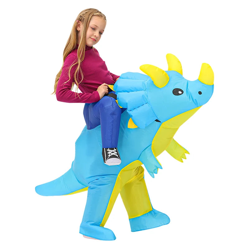 Child Kids Mascot Dinosaur Inflatable Costumes Unicorn Rooster Anime Dress Suits Purim Halloween Christmas Party Cosplay Costume
