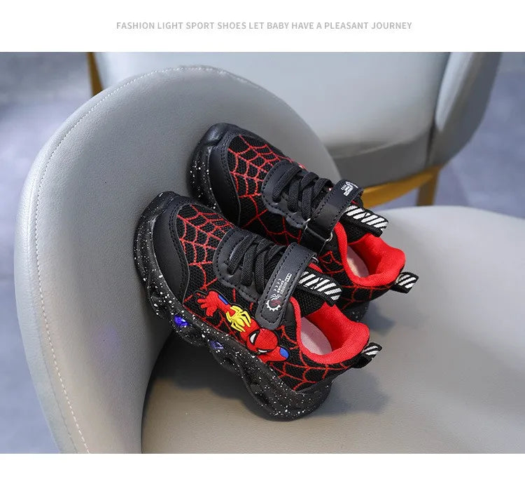 Spiderman Themed Kids Sneakers