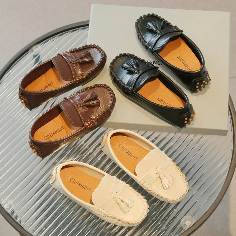 Children's Moccasin Flats Slip-on Loafers