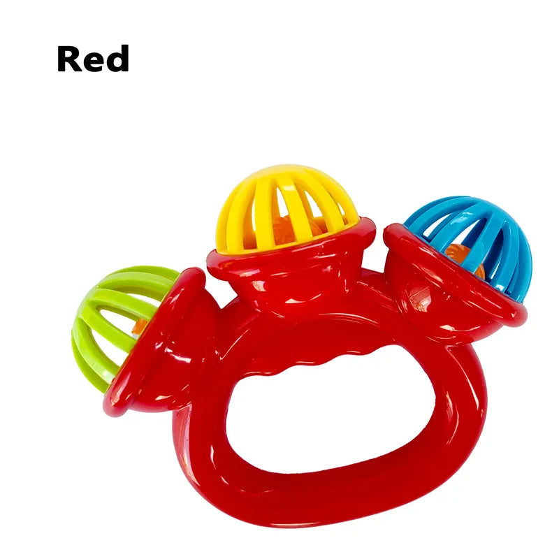 4PCS Baby Hand Rattle Ball Toys