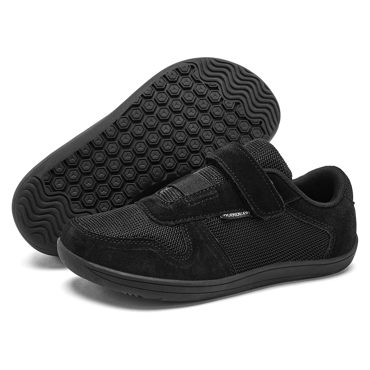 Artificial Leather Mesh Lightweight Velcro Kids Shoes