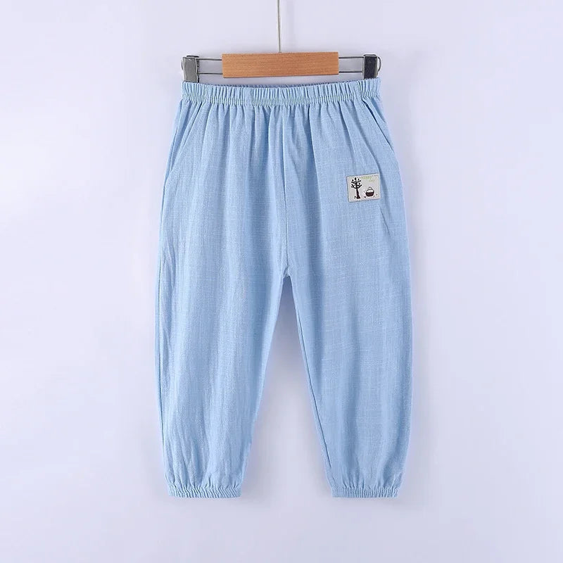 Children's Cotton Linen Trousers